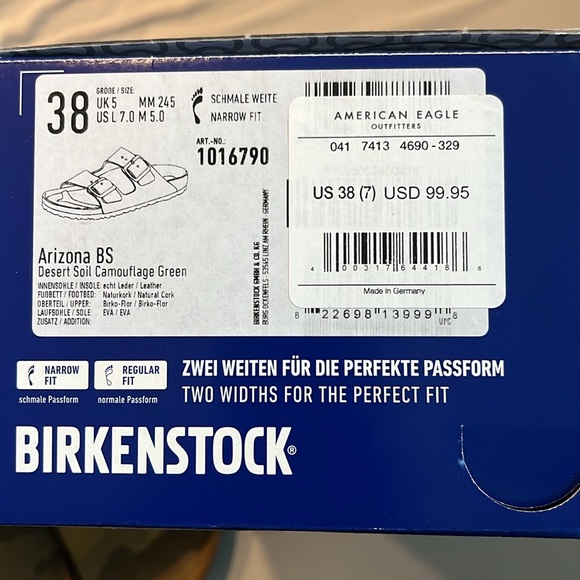 Women’s Birkenstock sandles new. Never worn - Picture 3 of 6